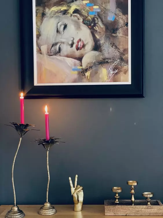 Palm tree tea light holder sale